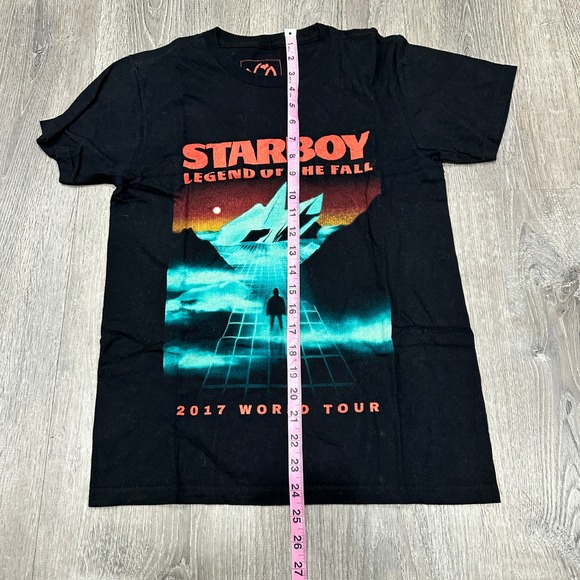 The Weeknd Starboy Men's Small Legend of the Fall 2017 World Tour Concert TShirt - Picture 6 of 10